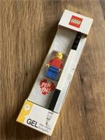 Lego ORIGINAL 0.7mm Medium Point BLACK GEL Pen+Lego MINI-FIGURE,Model No : 52601