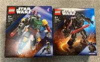 Lego Star Wars 75369 Boba Fett Mech + 75368 Darth Vader Mech Brand New Sealed
