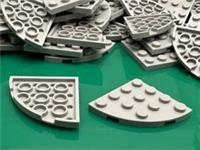 LEGO Plate 4x4 Round Corner From Millennium Falcon Set 75192 - 4 Pieces NEW