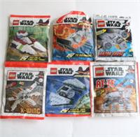 LEGO Polybag Packets x6 Star Wars Stocking Filler Razor Crest Tie Advance AT-TE