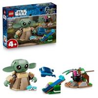 LEGO 75443 Star Wars Grogu's Homestead - with Grogu Figure & Sorgan Frog, a C...