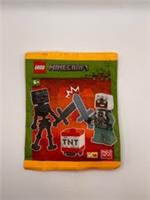 LEGO Minecraft Wither Skeleton and Ender Explorer paper bag (662506) new