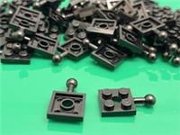 LEGO Plate 2x2 with Ball Joint and Hole in Plate From Rampage 75936 - 11 Pieces