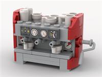 LEGO Coffee Machine - Genuine Brand New Parts - Instructions Included 75pcs