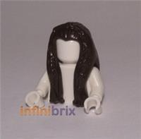 Lego Princess Leia Hair Piece Female Long Dark Brown for Ewok Village NEW 11261