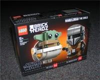 STAR WARS LEGO 75317 THE MANDALORIAN & THE CHILD BRICKHEADZ B-STOCK NEW SEALED