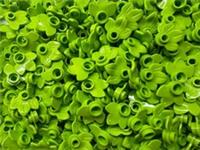 Lego 32607 Plant / Lily Pad / Leaf Leaves - NEW in Lime green - pack of 100