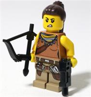Made of LEGO Parts - Adventure Lara Croft Minifigure My Own Build Tomb Raider
