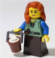 LEGO Medieval Milkmaid Minifigure Castle Farmer NEW Genuine Parts