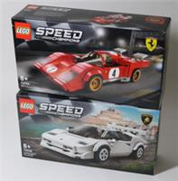 LEGO Speed Champions 76906 76908 Lamborghini Countach Ferrari 512 M Sets Sealed