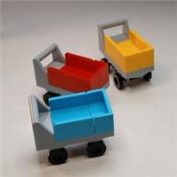 Lego Luggage Baggage Trolley Cart Airport Station - Pick Colour NEW Custom #211