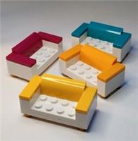 Lego - 6x3 Sofa with Straight Arms - Pick Colour - NEW CUSTOM - #208