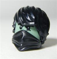LEGO Ghost Cole Minifigure Head Hair Parts Mask Ninjago njo0201 NEW Genuine