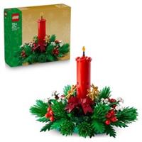 LEGO 40743 Christmas Table Decoration incl. a Candle, Red Berries, Golden Sta...
