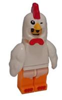 Custom winking Chicken Guy Minifigure