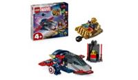 LEGO Marvel Captain America vs. Thanos 76319 Construction Toys for Kids