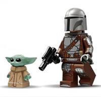 LEGO Star Wars Minifigures x2 The Mandalorian & Grogu 75444 **New**