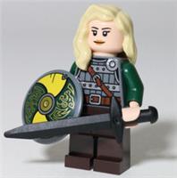Made of LEGO Parts - Rohan Eowyn Minifigure My Own Build LOTR Viking Maiden