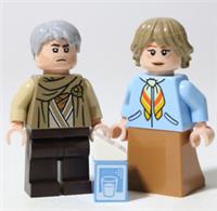 Made of LEGO Parts - Uncle Owen Aunt Beru Minifigure My Own Build Cantina