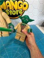 LARGE 3D Printed Lego Inspired Yoda - Star Wars