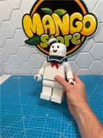 LARGE 3D Printed Lego Inspired Stay Puft Marshmallow Man - Ghost Busters