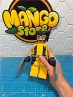 LARGE 3D Printed Lego Inspired Wolverine - X-Men
