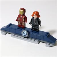 LEGO Avengers Display Base No Minifigures Stand Marvel Iron Man All Parts LEGO