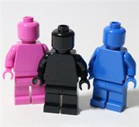 LEGO Monochrome Minifigure Bundle Pink Black Blue City NEW
