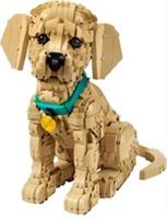 Golden Retriever Puppy Replica - Modelex Building Block Set