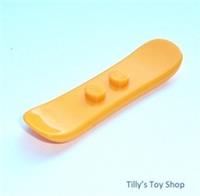 Lego - A Snowboard / Snow Board - Dark Yellow - ID 18746 - NEW