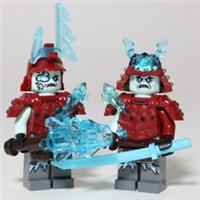 LEGO Blizzard Warrior Minifigure Bundle Ninjago Ice Emperor Samurai NEW