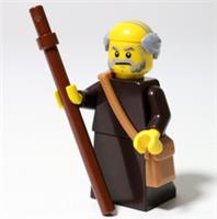 LEGO Medieval Monk Minifigure Knights Castle Priest NEW Genuine Parts