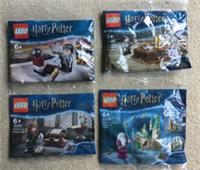 4x LEGO Harry Potter polybags 30407 Journey, 30420 Owl, 30392 Desk, 30435 Castle