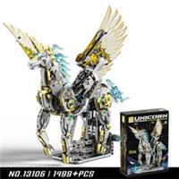 Semi-Automatic Mechanical Unicorn - Modelex Building Block Set