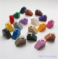 Lego - Sloping Roof Brick Tiles 1x2 Stud - 3040 - Pick Colour & Pack Size - NEW