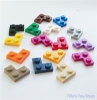 Lego - Right Angle Corner 1x2x2 Thin Tiles, 2420 - Pick Colour & Pack Size - NEW