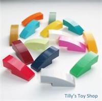 Lego - 1x3 Stud Curve Step Slope Bricks - 50950 - Pick Colour & Pack Size - NEW