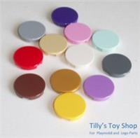 Lego - 2x2 Round Thin Tiles Smooth - 4150 14769 - Pick Colour & Pack Size - NEW