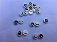 LEGO 98138 - Tile Round 1x1 Eyes & Eyelashes -   10 Pairs (20 Pieces)