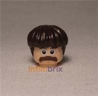 Lego Professor Flitwick Head + Hair piece from set 4842 for Harry Potter NEW