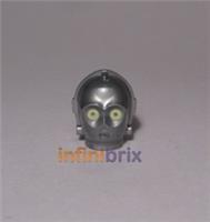 Lego U-3PO Droid Head from set 75146 for Star Wars Minifigure NEW 6148256
