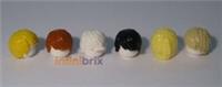 Lego Hair 18226 / 87991 PICK & MIX ANY COLOURS! Yellow Orange White Black Tan
