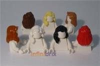 Lego Hair 85974 PICK & MIX ANY COLOURS! Brown Yellow Lavender White Black Red