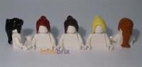 Lego Hair 62696 / 88426 PICK & MIX ANY COLOURS! Black Red Brown Pink Tan Yellow