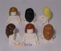 Lego Hair 59363 PICK & MIX ANY COLOURS! Gold Black Yellow Brown Orange Nougat