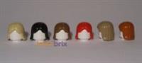 Lego Hair 96859 / 4530 PICK & MIX ANY COLOURS! Tan Black Red Dark Tan Orange