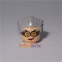 Lego Madame Hooch Head + Hair piece from set 4737 for Harry Potter BRAND NEW