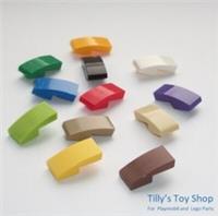 Lego - 1x2x2/3 Curved Step Slope Bricks - Pick Colour & Pack Size - 11477 - NEW
