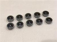 10 x Lego Flat Silver 1x1 Round Tile with Gauge & Red Pointer NEW