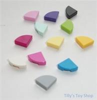 Lego - 1x1  1/4 Circle Smooth Thin Tile - Pick Colour & Pack Size - 25269 - NEW